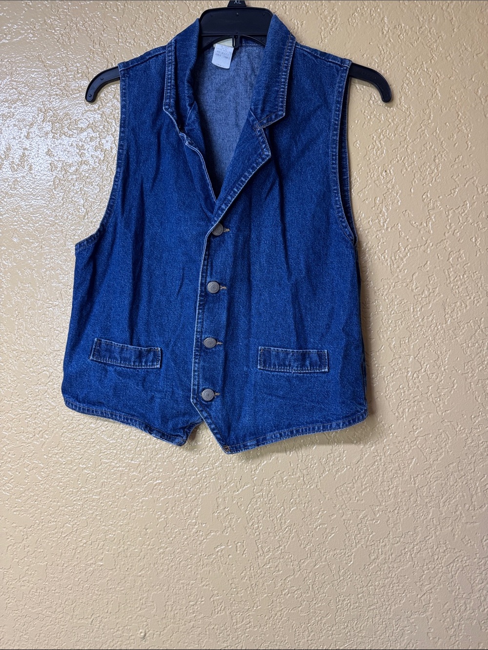 Classic Women's Denim Vest - Blue